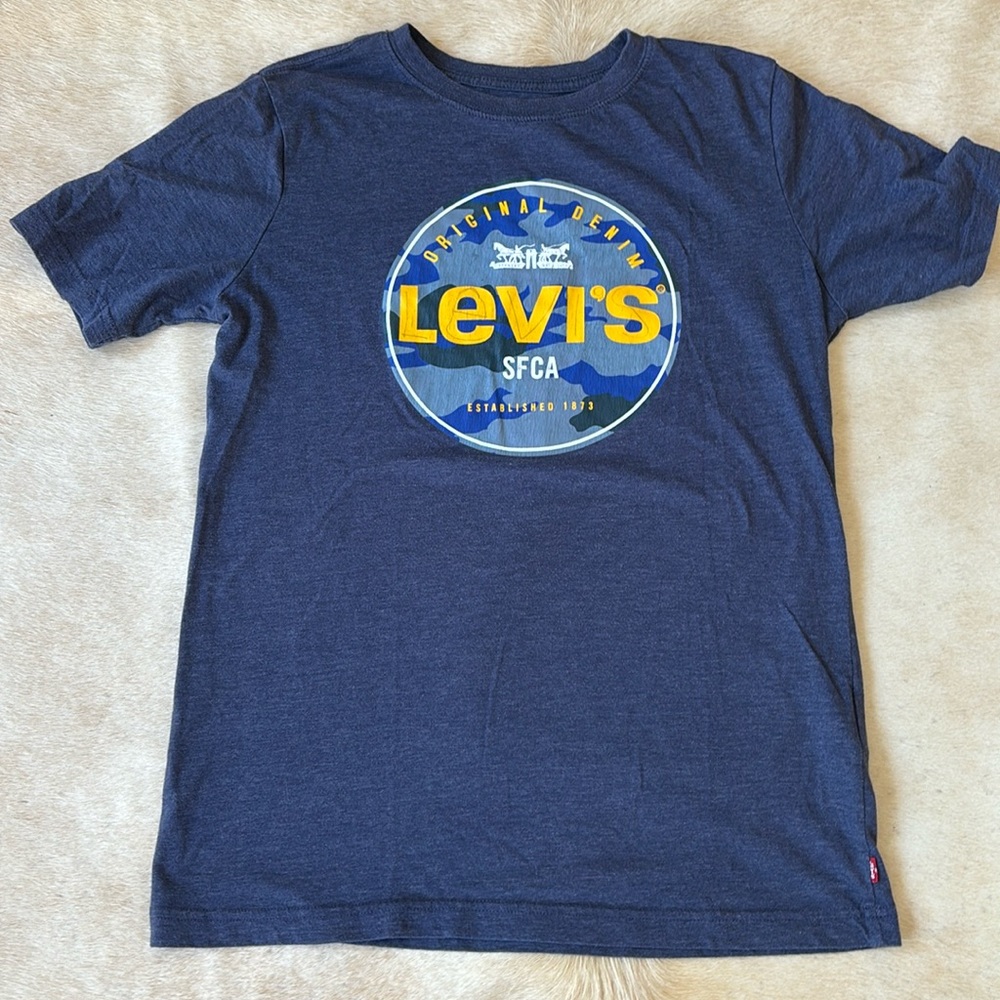 LEVIS Original Denim SFCA Blue Graphic T-Shirt